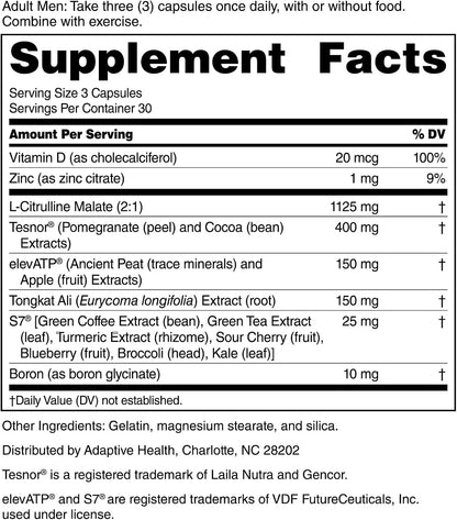 Total-T2 Total Testosterone + N.O. Boost Formula